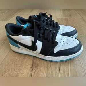 Air Jordan 1 Low Laser Blue GS 7Y Mens 7 Womens 8.5 CZ0858-104